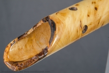 Yellow Cedar Burl Native American Flute, Minor, Mid G-4, #K29A (7)